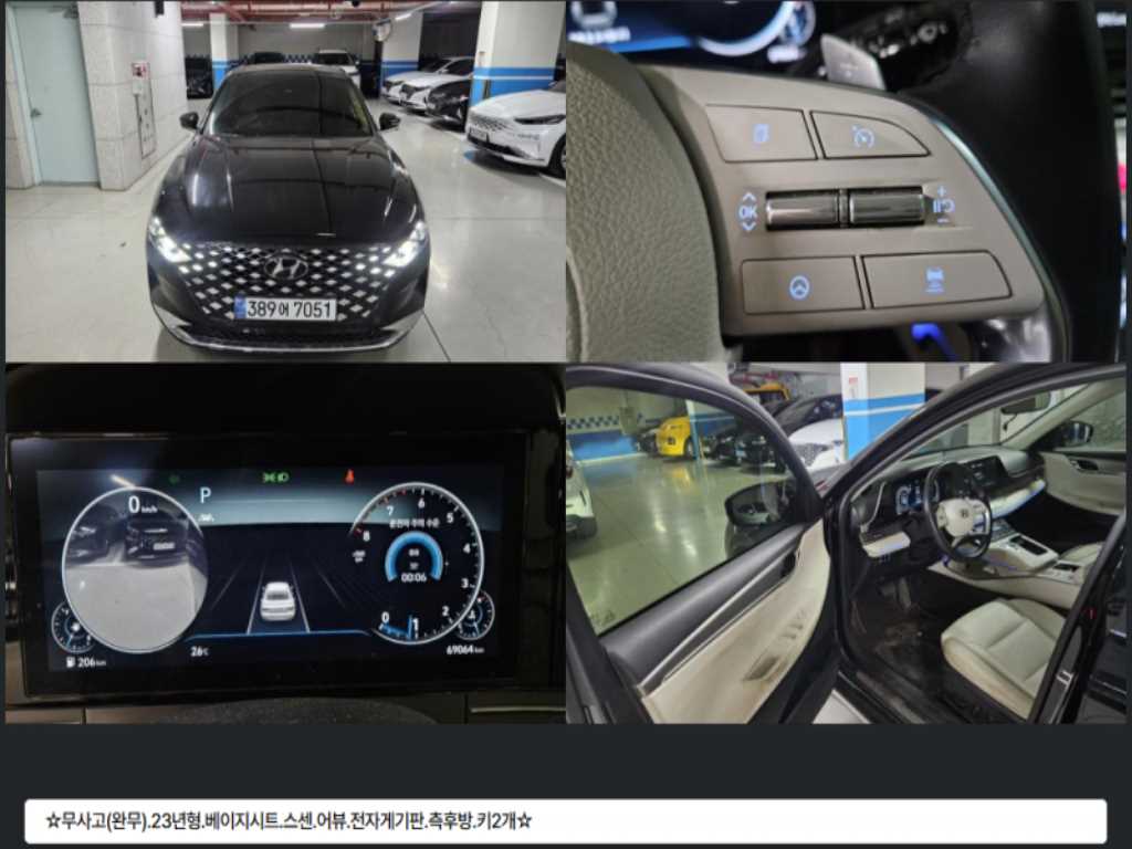 현대 그랜저 2.5 르블랑 사진