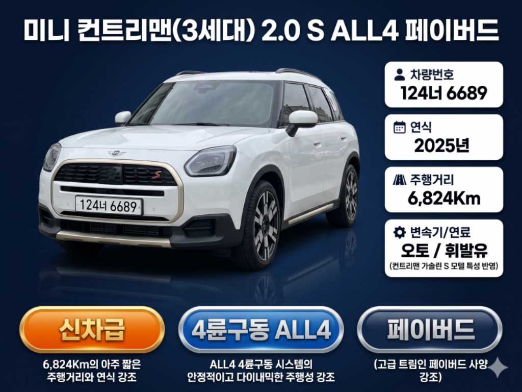 MINI 컨트리맨 ALL4 클래식 사진