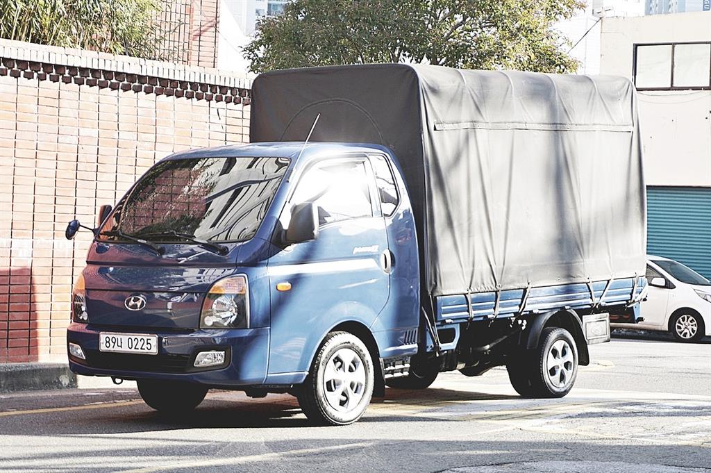 현대 포터2 1톤 포장탑 - 중고 트럭 매물 이미지