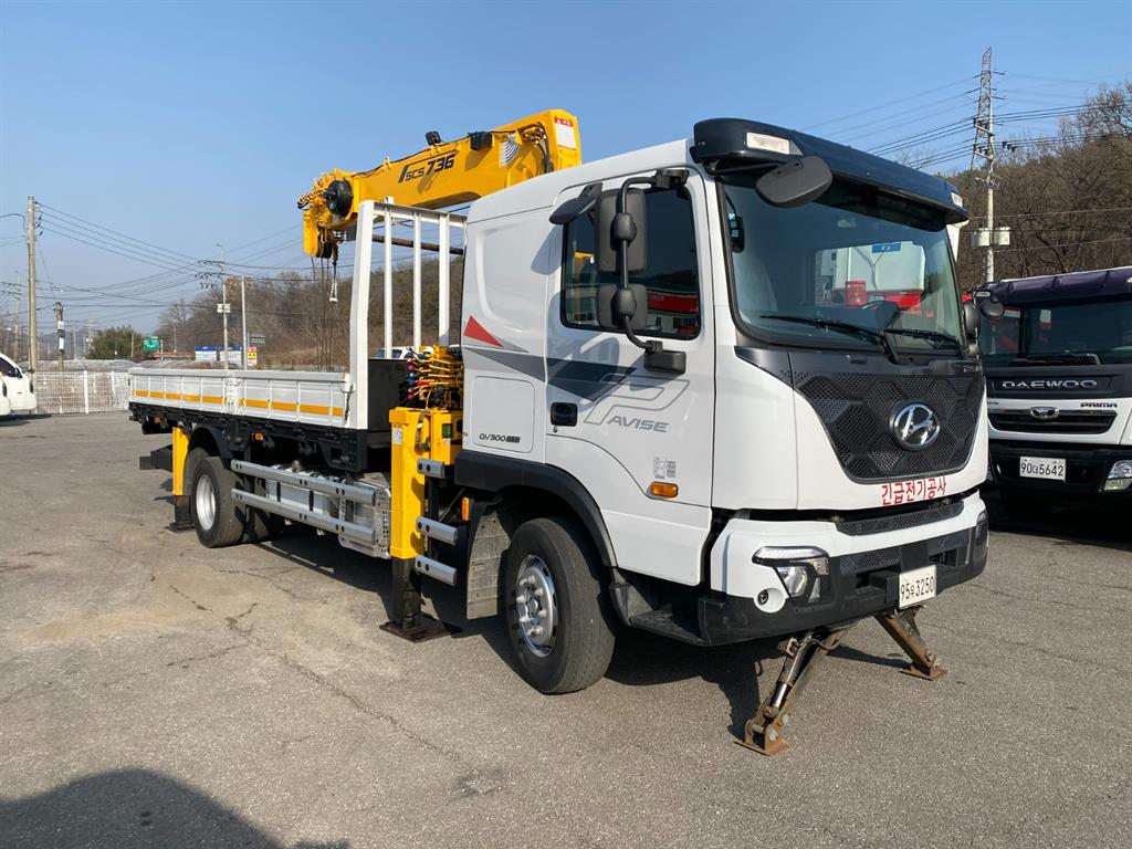현대 카고크레인 없음(순정) 파비스 5톤 - 중고 트럭 매물 이미지