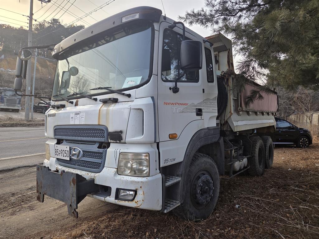 현대 뉴파워트럭 화물덤프 15톤 - 중고 트럭 매물 이미지