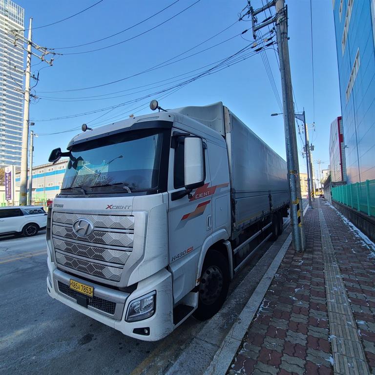 현대 엑시언트 430 윙바디 14톤 오토 - 중고 트럭 매물 이미지