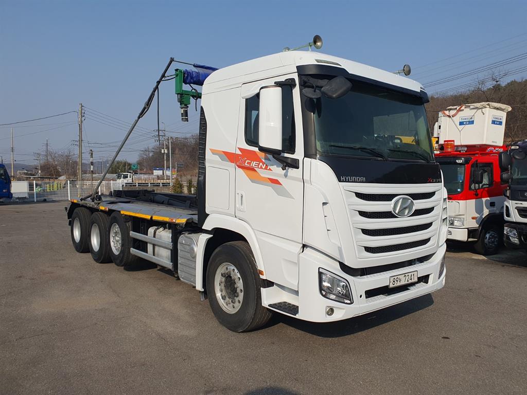 현대 엑시언트 암롤 540 24톤 오토 - 중고 트럭 매물 이미지