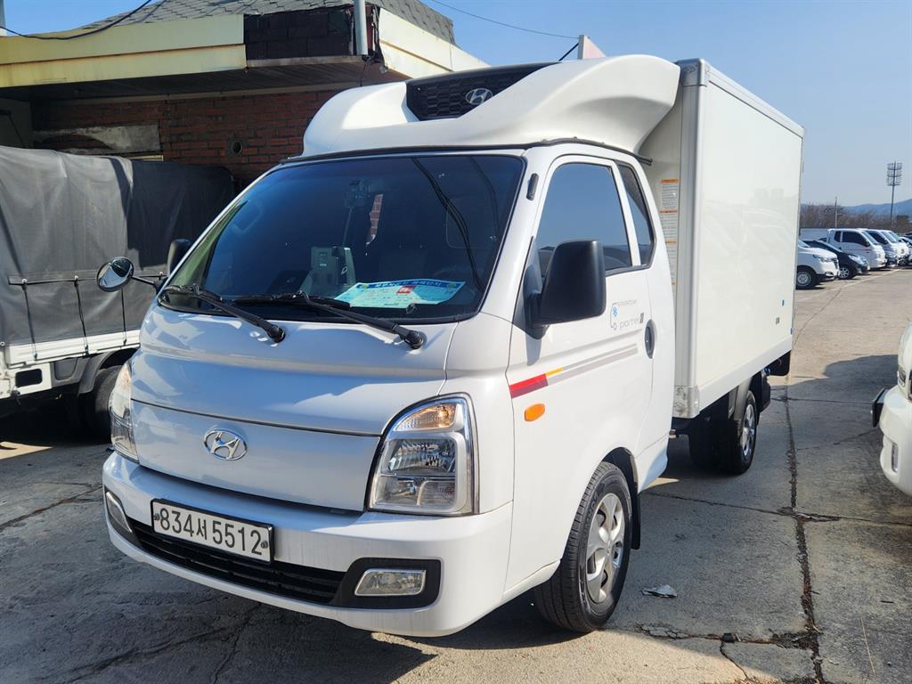 현대 포터2 1톤 냉동탑 트윈컴프 슈퍼캡 장축 - 중고 트럭 매물 이미지