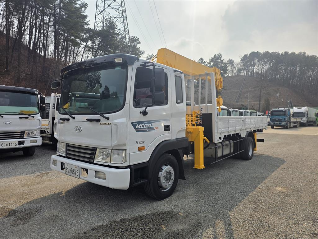 현대 카고크레인 없음(순정) 메가트럭 5톤 - 중고 트럭 매물 이미지