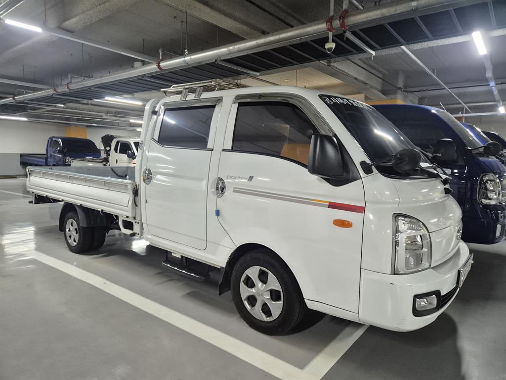 현대 포터2 1톤 카고 더블캡 - 중고 트럭 매물 이미지