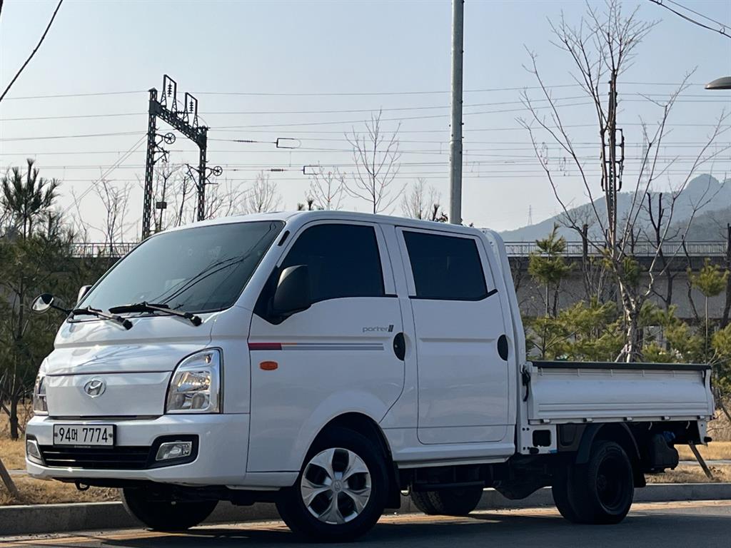 현대 포터2 1톤 카고 더블캡 - 중고 트럭 매물 이미지