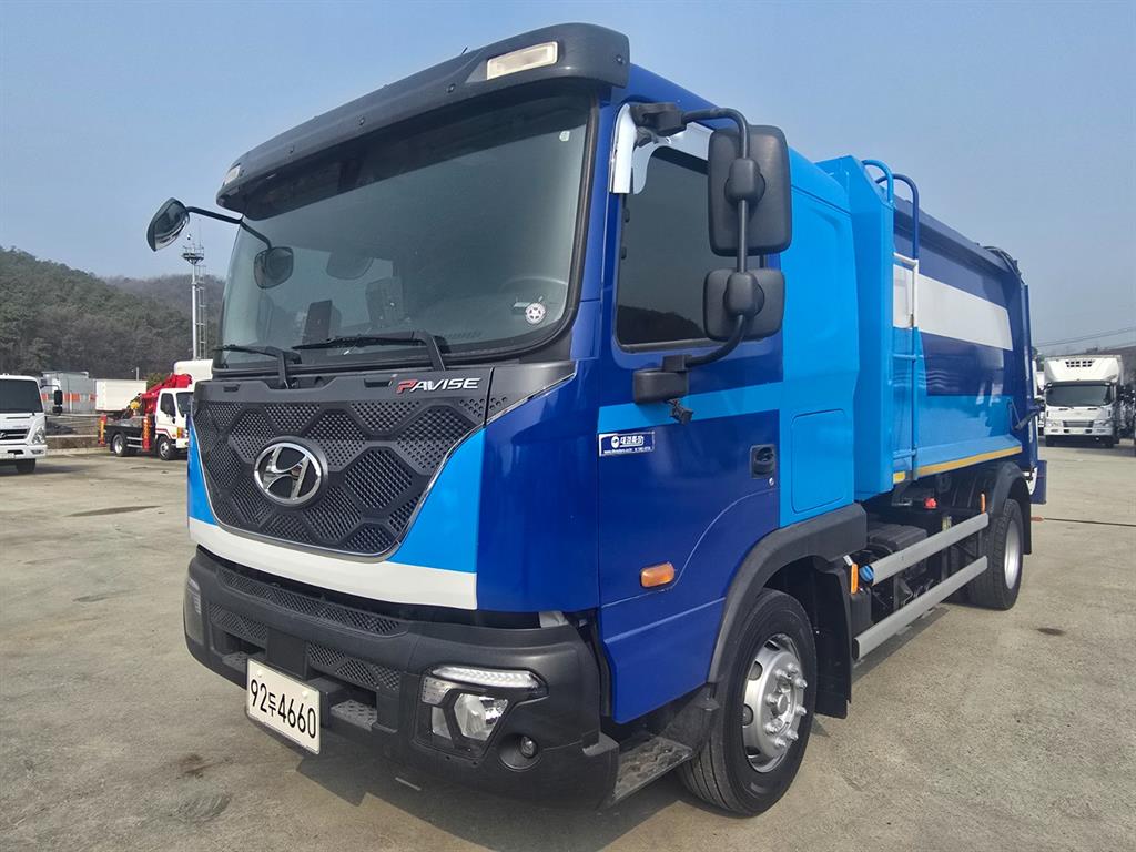 현대 압착진개 파비스 5톤 덤프식 배출 - 중고 트럭 매물 이미지