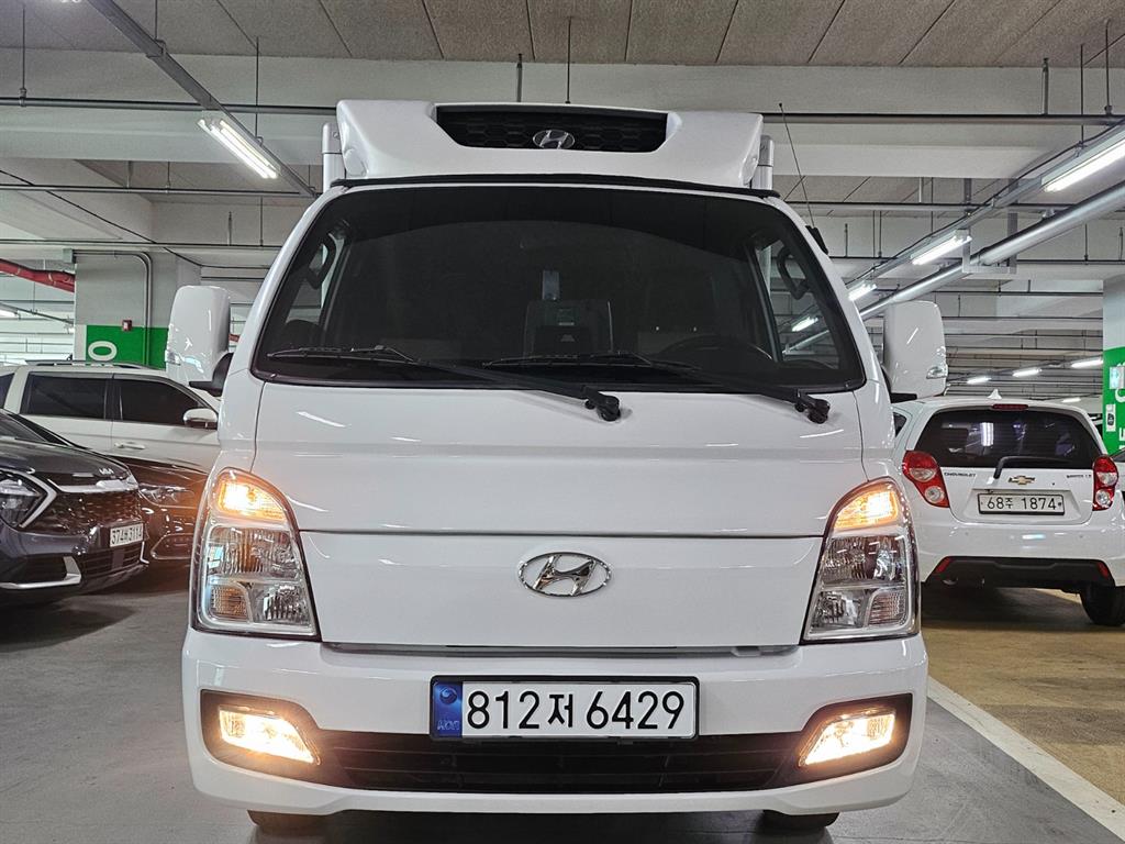 현대 포터2 1톤 냉동탑 트윈컴프 슈퍼캡 장축 - 중고 트럭 매물 이미지