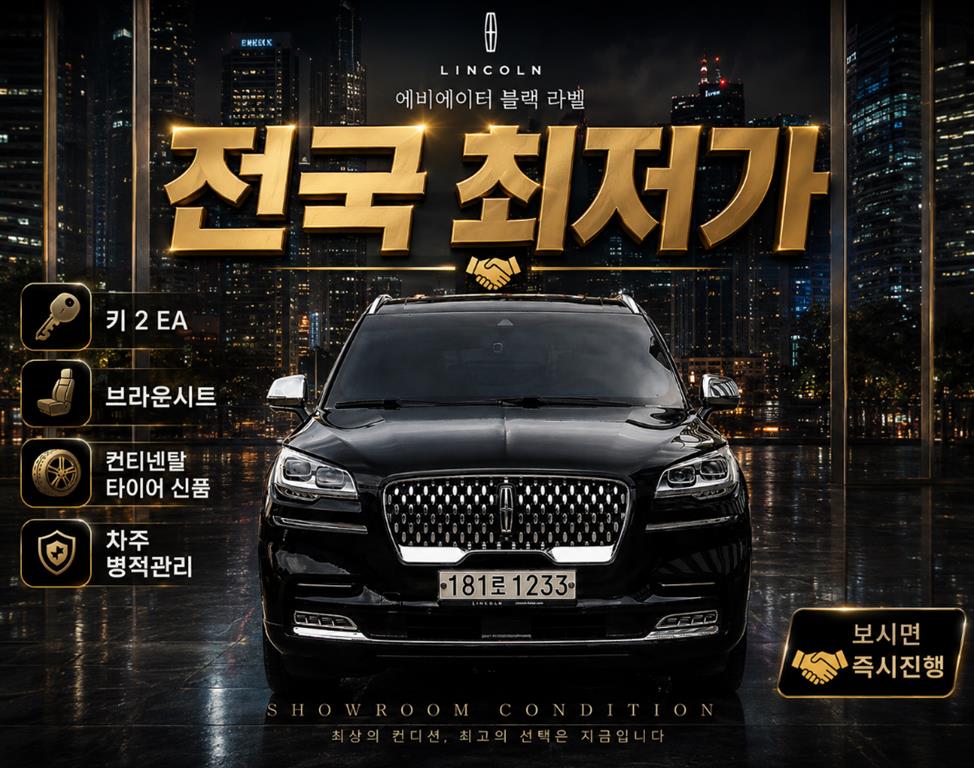에비에이터 2세대 3.0 블랙라벨 AWD 2020년식