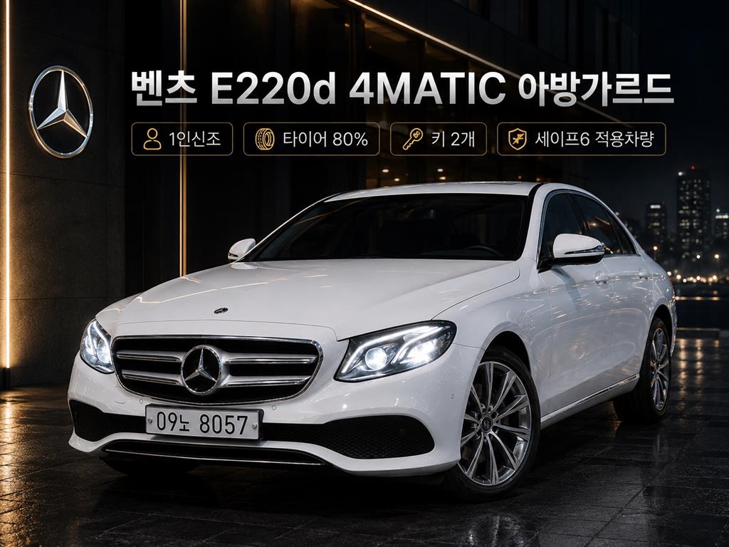 E-클래스 W213 E220d 4MATIC 아방가르드 2017년식