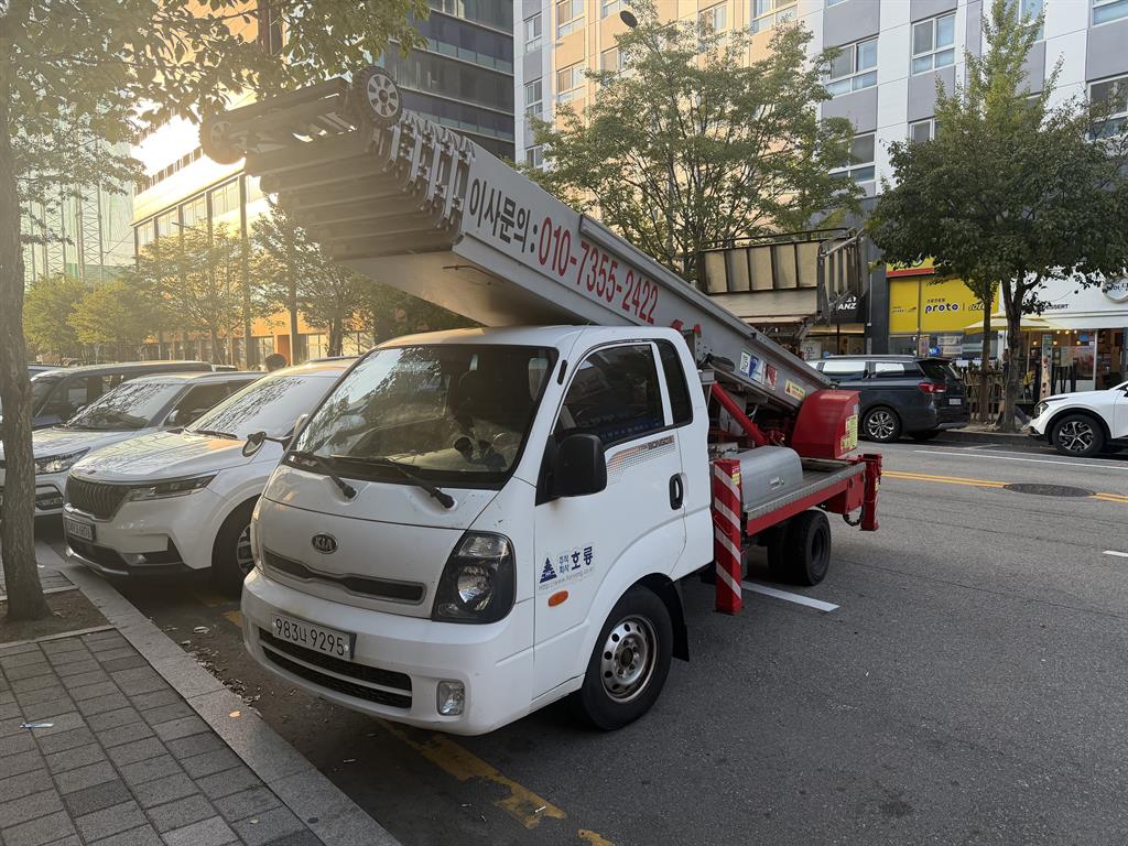 기아 사다리차 호룡 봉고3 1톤 - 중고 트럭 매물 이미지